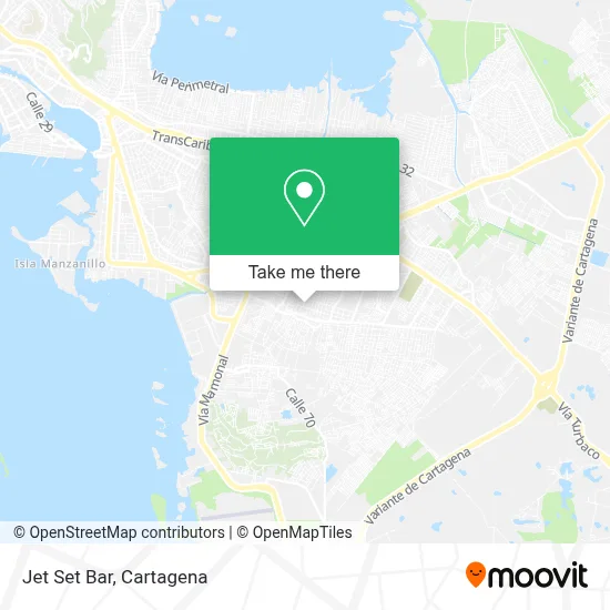 Jet Set Bar map