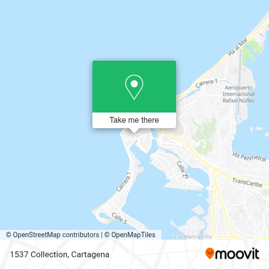 1537 Collection map