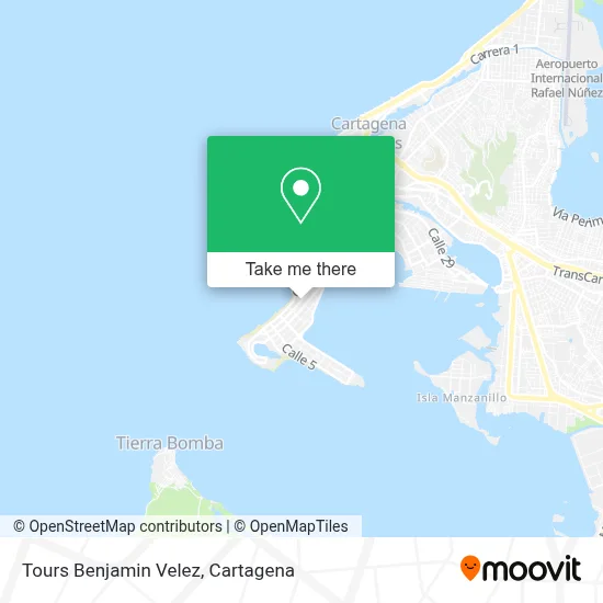 Tours Benjamin Velez map
