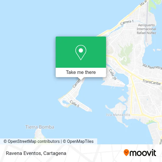 Ravena Eventos map