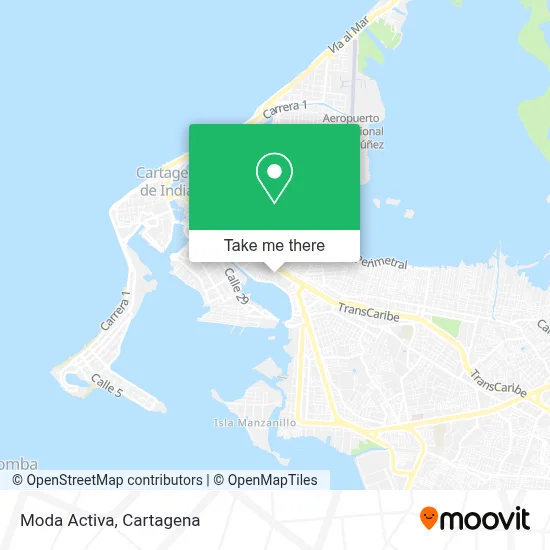 Moda Activa map