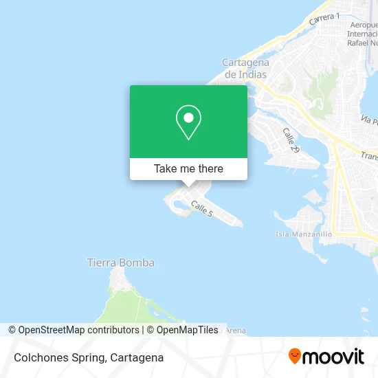 Colchones Spring map