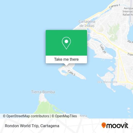 Rondon World Trip map