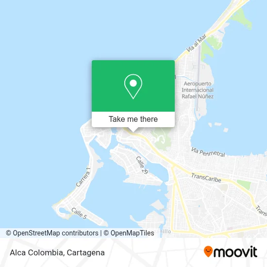 Alca Colombia map