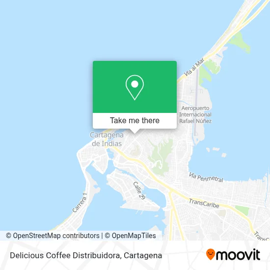 Delicious Coffee Distribuidora map