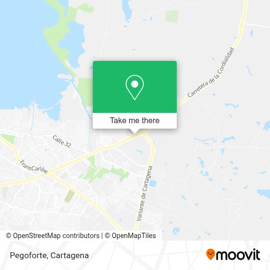 Pegoforte map