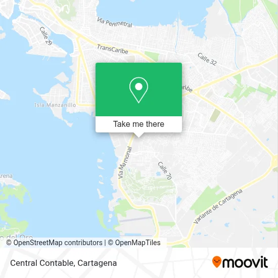 Central Contable map