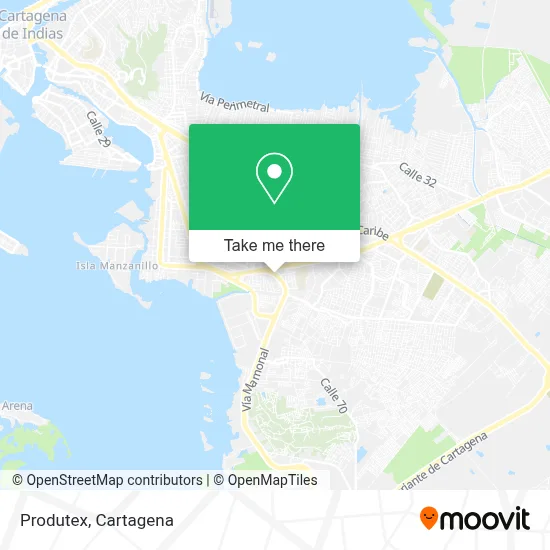 Produtex map