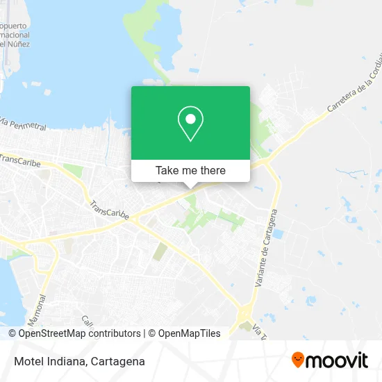 Motel Indiana map