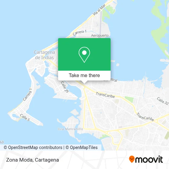 Zona Moda map