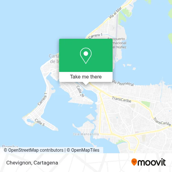 Chevignon map
