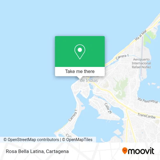 Rosa Bella Latina map