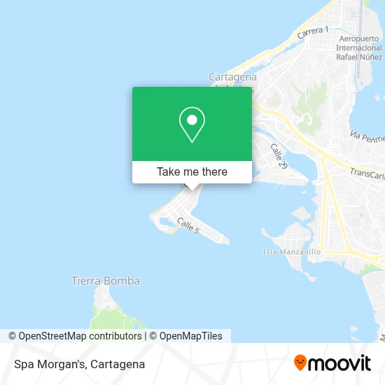 Spa Morgan's map