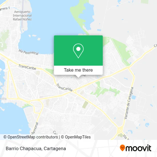 Barrio Chapacua map
