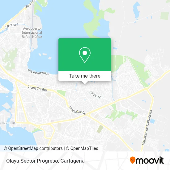 Olaya Sector Progreso map