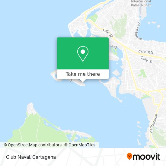 Club Naval map