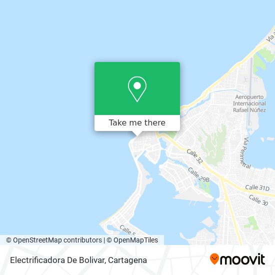 Electrificadora De Bolivar map