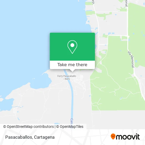 Pasacaballos map