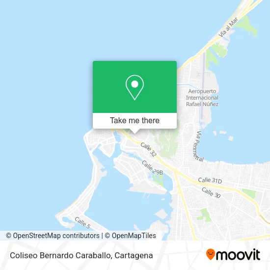 Coliseo Bernardo Caraballo map