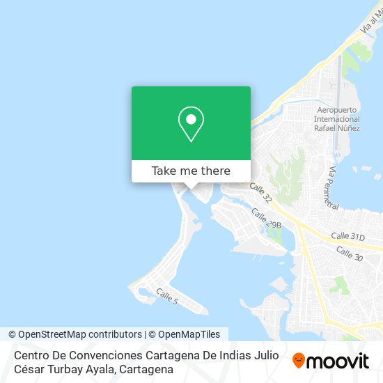 Mapa de Centro De Convenciones Cartagena De Indias Julio César Turbay Ayala