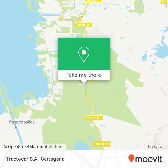 Tractocar S.A. map