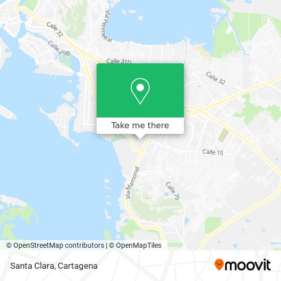 Santa Clara map