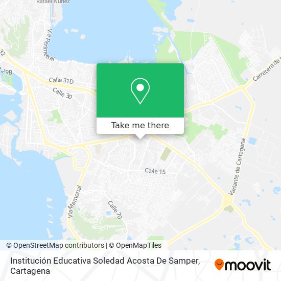 Mapa de Institución Educativa Soledad Acosta De Samper