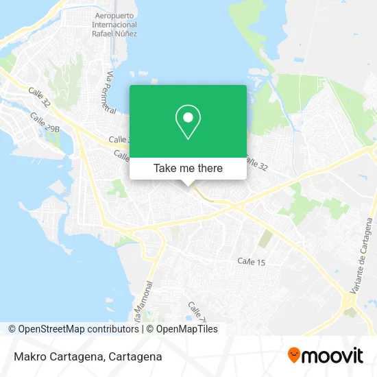 Makro Cartagena map