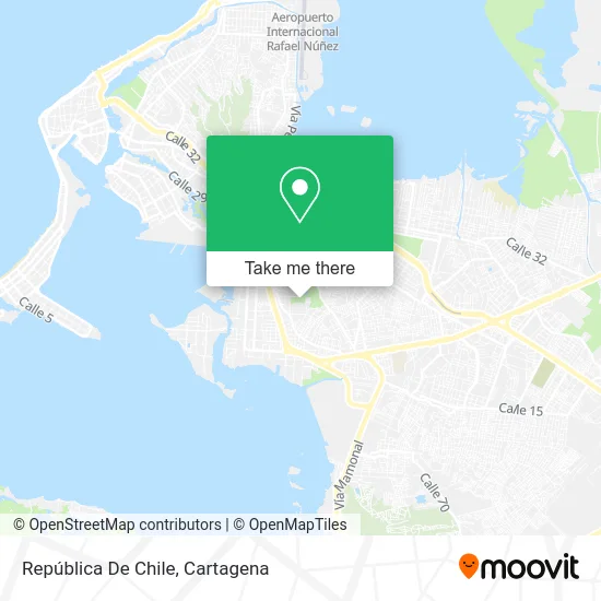 República De Chile map