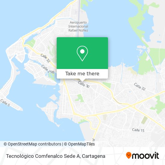 Tecnológico Comfenalco Sede A map