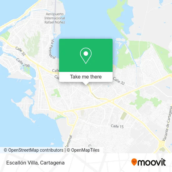 Escallón Villa map
