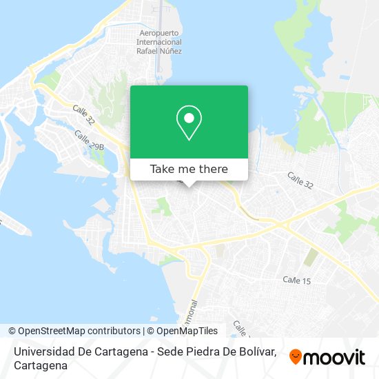 Mapa de Universidad De Cartagena - Sede Piedra De Bolívar