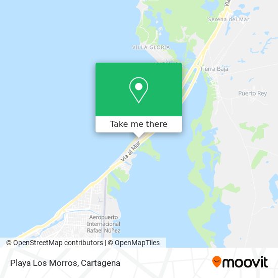 Playa Los Morros map