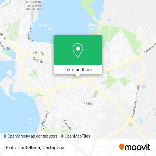 Exito Castellana map