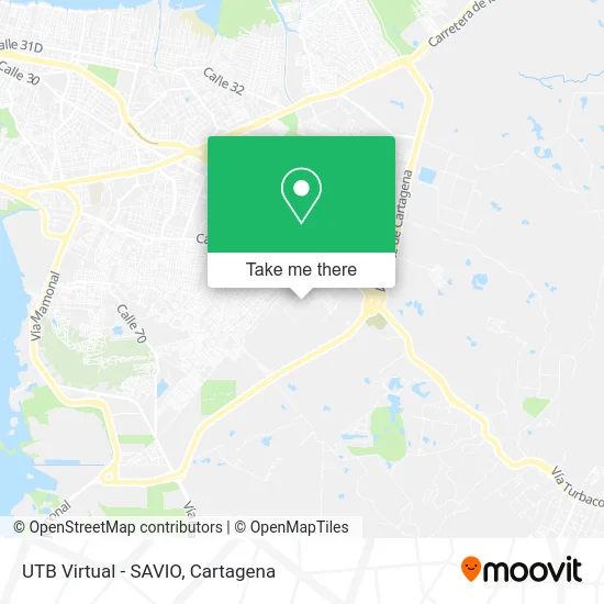 UTB Virtual - SAVIO map