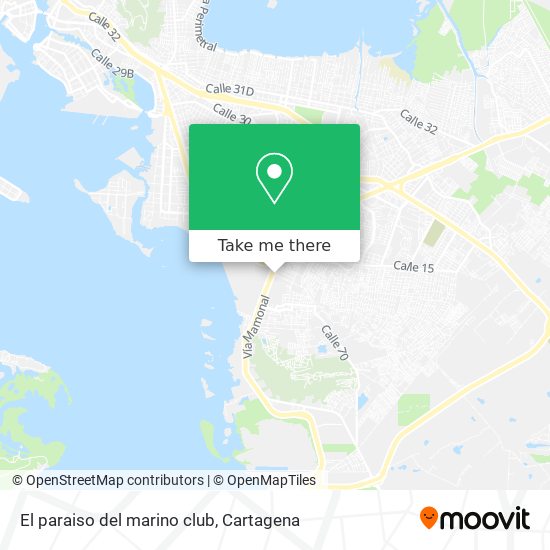 El paraiso del marino club map