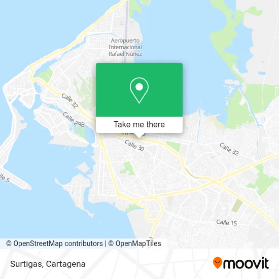 Surtigas map