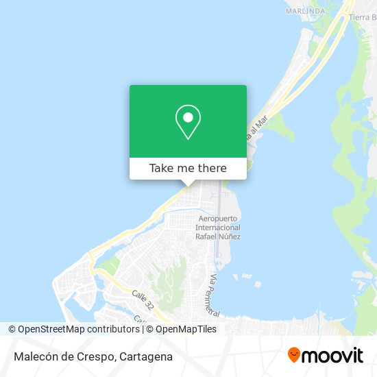 Malecón de Crespo map