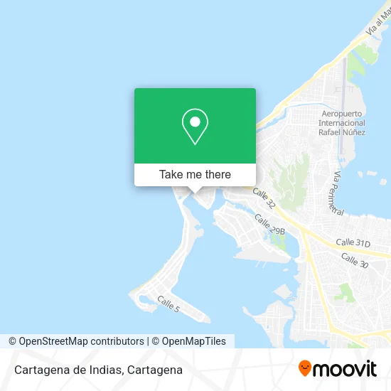Cartagena de Indias map