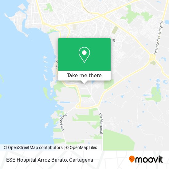 ESE Hospital Arroz Barato map