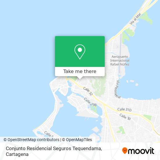 Mapa de Conjunto Residencial Seguros Tequendama