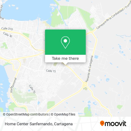Home Center Sanfernando map