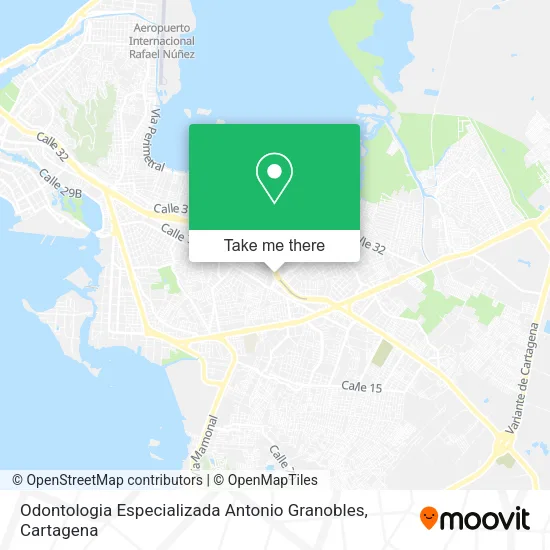 Odontologia Especializada Antonio Granobles map