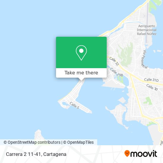 How to get to Carrera 2 11-41 in Cartagena De Indias by Bus?