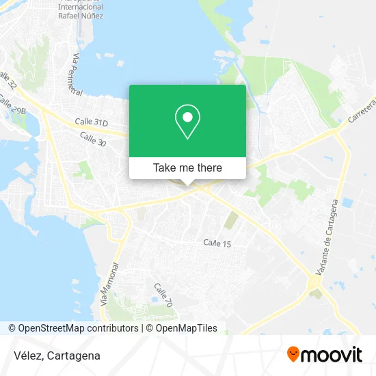 Vélez map
