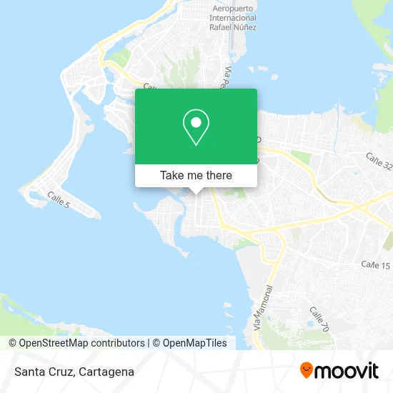 Santa Cruz map