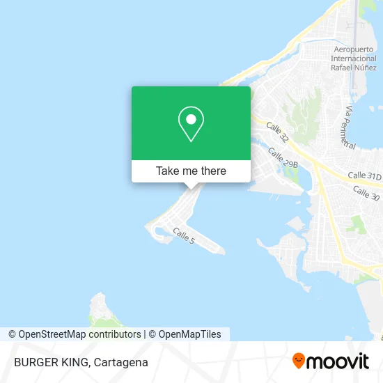 BURGER KING map