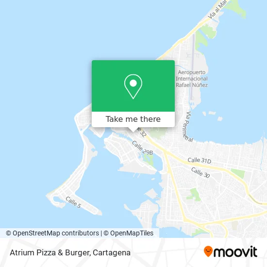 Atrium Pizza & Burger map