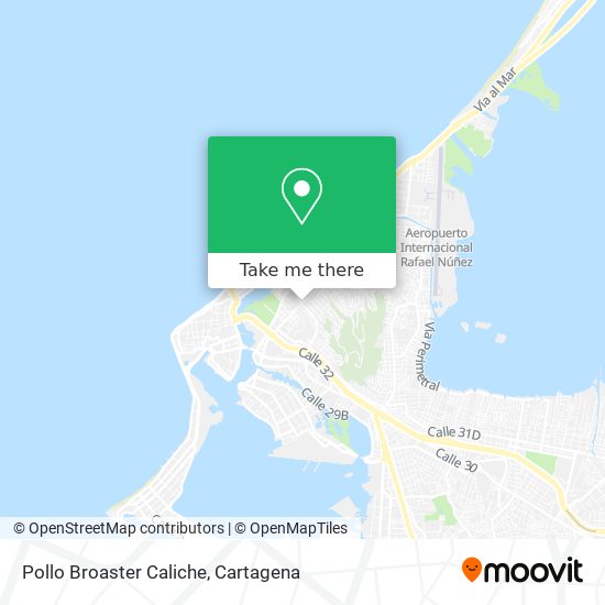 Pollo Broaster Caliche map