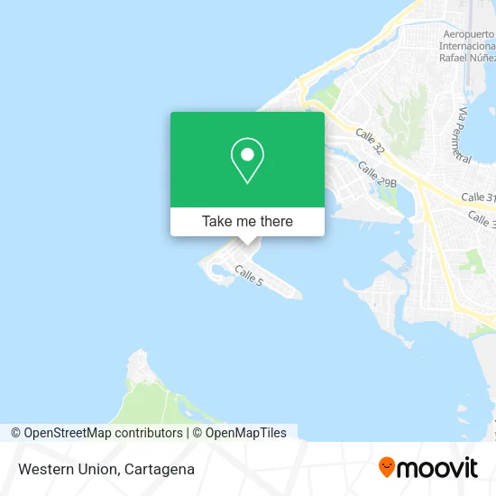 Western Union map
